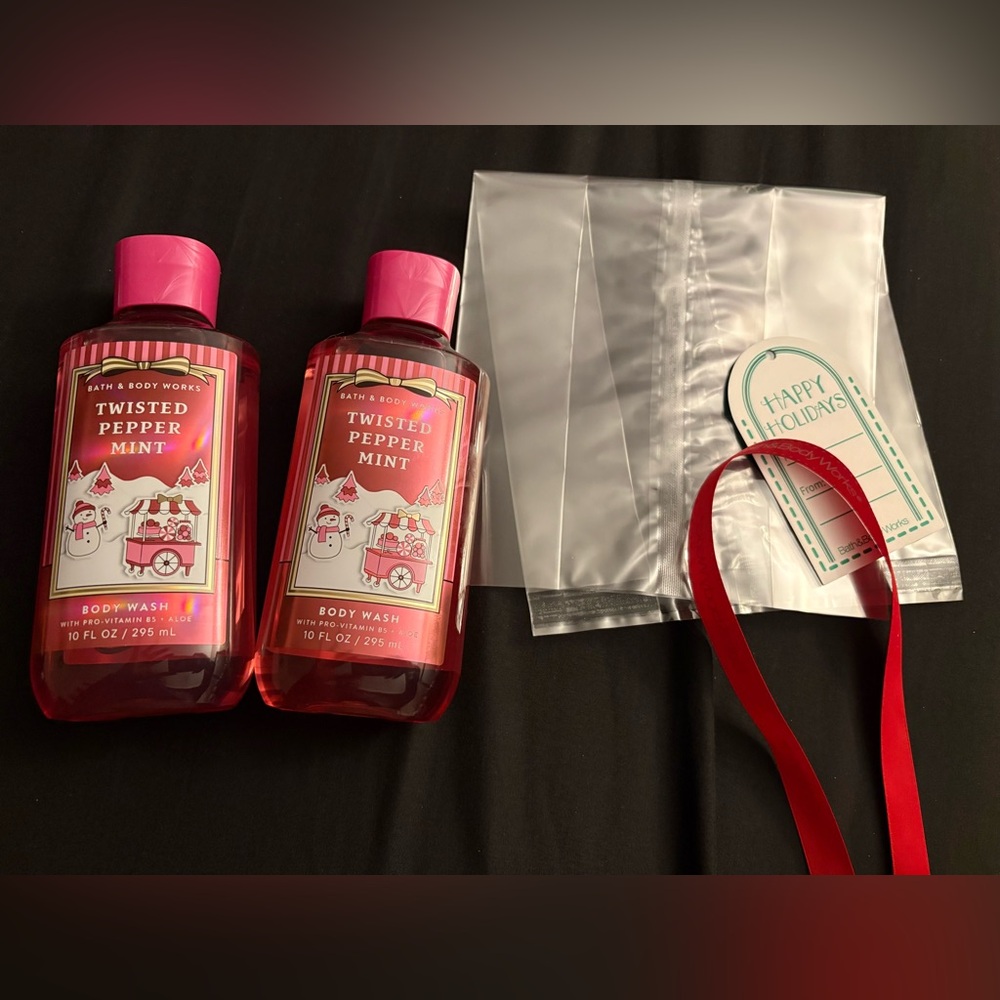 Bath and Body Works set of two Peppermint Twist NWT